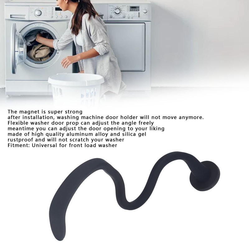 Front Loading Washing Machine Door Support, Magnetic, Flexible Washing Machine