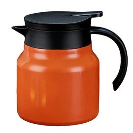 Thermal Coffee Carafe, 1000ml Coffee Carafes for Keeping Hot Teapot, Stainless Steel Insulated Coffee Carafe Detachable Tea Pot for Home(Orange)