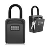 APKOL Key Safe with Shackle Weatherproof, Key Safe 4 Digit