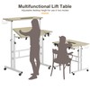 SogesHome 31.5 inches Adjustable Laptop Desk Table, Portable Laptop Table