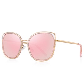 OLIEYE Cat Eye Polarized Sunglasses for Women Ladies Brand Trending Sun glasses UV400