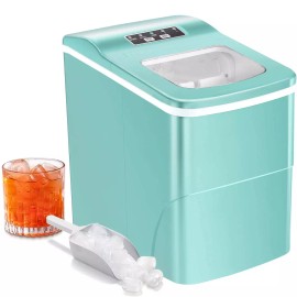 Unbranded Ice Makers Countertop, 26lbs/24hrs Portable Bullet Cubed Ice , 9 pcs/6-8mins