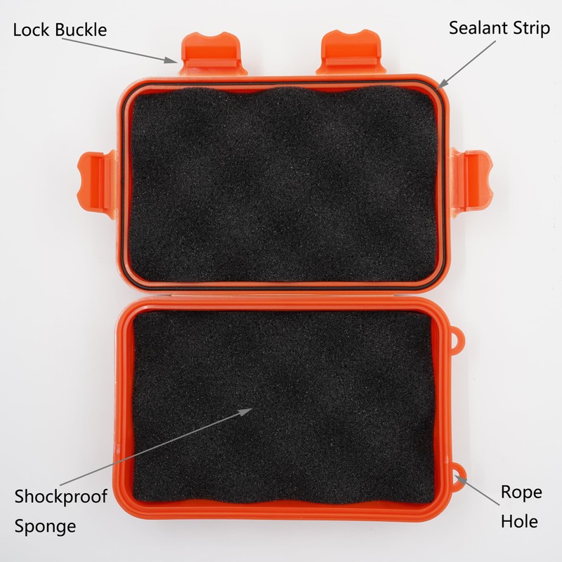 Wild Emergency Survival Kit - Airtight Survival Box,with Thermal Blankets,