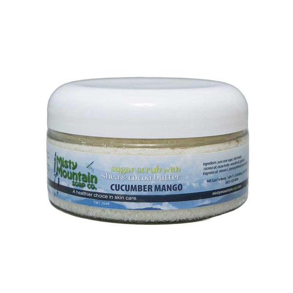 Sugar Scrub - Cucumber Mango - Misty Mountain Soap Co.