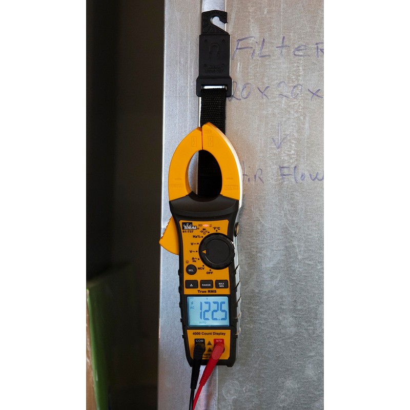 IDEAl 61-415 200A AC/DC TRMS SplitJaw TightSight Medidor con linterna