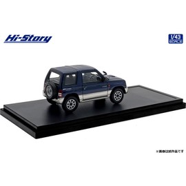 Hi Story 1/43 Mitsubishi Pajero MINI VR-II (1994) Mariana Blue/Symphonic Silver Finished Product