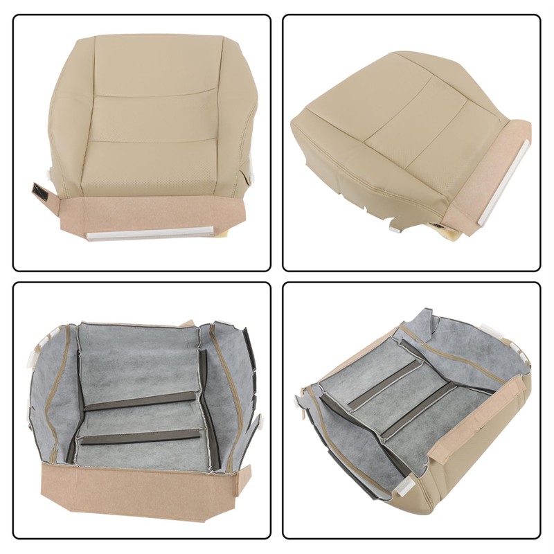 WFLNHB Perforated Artificial Leather Front Driver Side Bottom Seat Cover