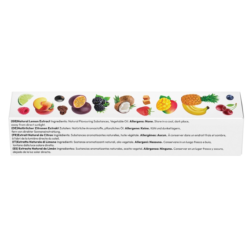 HONEYBERRY Natural Lemon Extract 30ml – Professional-Grade Highly Concentrated Flavouring