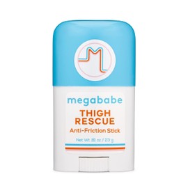 Pack of 2 - Megababe Thigh Rescue Anti-Chafe Stick Travel Size Summer Vacation Essentials | Prevents Skin Chafe & Irritation | 0.81 Ounces Each