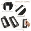 KVTTOZA Sliding Door Handle Set (No Lock, Non-Keyed), Fits 5-5/8