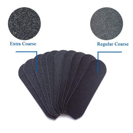 100 Pieces Foot File Refills Sandpaper Replacement Pedicure Files Refill for Double Sided Foot Rasp File