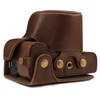 Megagear MG1751 Ever Ready Leather Camera Case Compatible with Canon