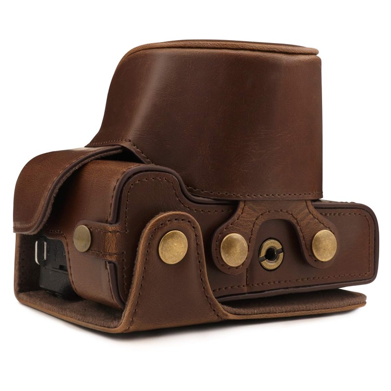 Megagear MG1751 Ever Ready Leather Camera Case Compatible with Canon