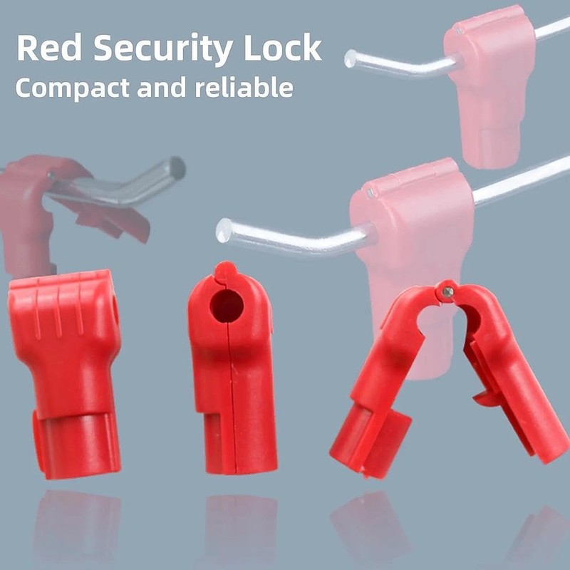 Aoeeki 100 Pcs Peg Hook Stop Lock, Prevent The Sweep