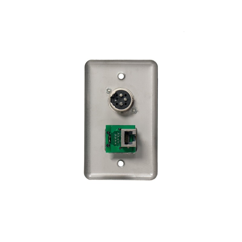 Elite Core Duplex Wall Plate w/1 Tactical Ethernet and 1