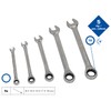 BRILLIANT TOOLS BT013005 Ratchet Ring Spanner Set, 5 Pieces [Powered