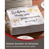 Sovie HORECA serwetki Schön, dass wir zusammen feiern/Champagner | kieliszek