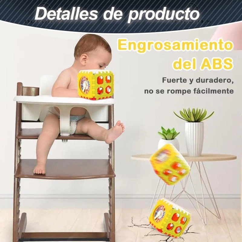 Juguete Niños Didáctico Educativo 6en1 Cubo Actividades Bebé