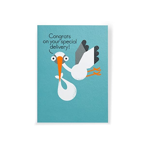 Kindred X David Olenick - Special Delivery - Baby Boy Card