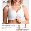 BRABIC Zip Front Closure Everyday Bra for Women Post Surgery