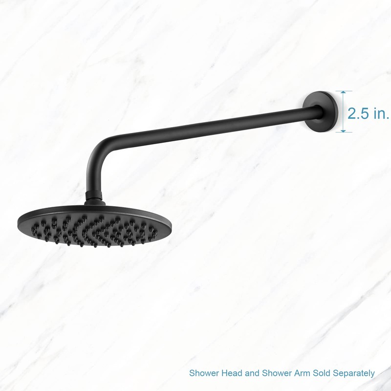 OFFO Shower Arm with Flange, 24 in Wall Mount Replacement