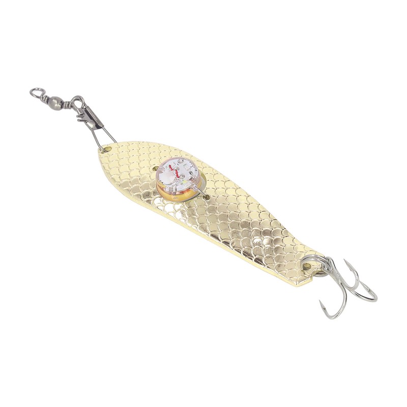 5PCS LED Fishing Lure Light Rustproof Stainless Steel LED Lighted
