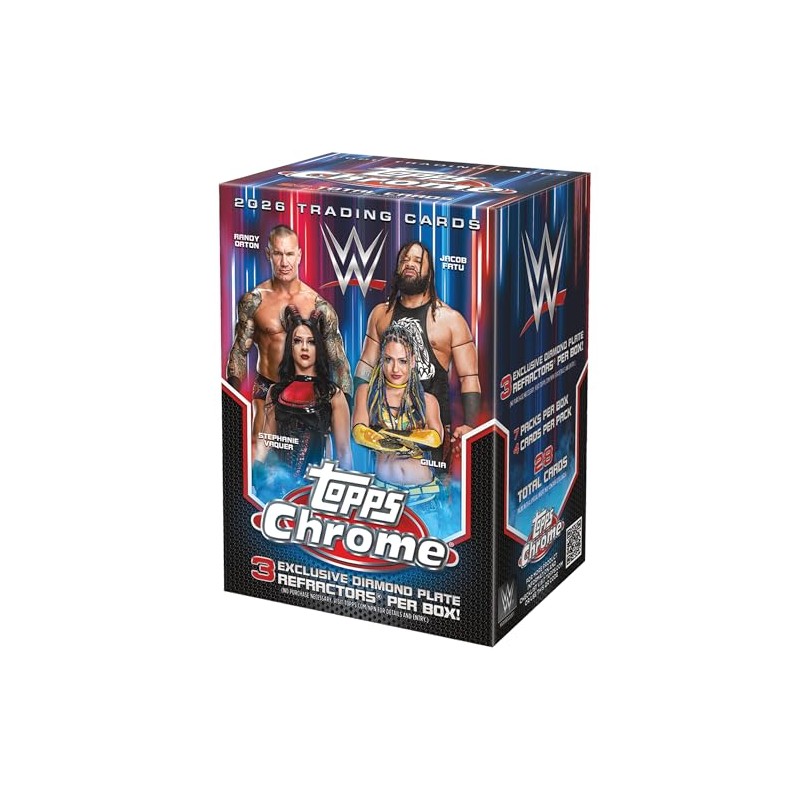2026 Topps Chrome WWE - Factory Sealed - Value Box