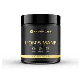 Enviro Oasis Lions Mane Mushroom Extract Powder - Nootropic Supplement to Promote Energy