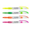 Q-CONNECT Liquid Ink Highlighter - Assorted Colours (Pack of 4)