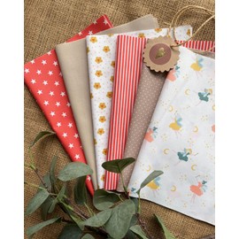 Fabric Package Patchwork Cotton Fabrics 12 x (25 x 35 cm) Fairy Magic