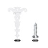 sourcing map 3.5 Inch Door Tee Hinge, 2Pcs T-Strap Hinges
