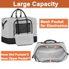 Travel Weekender Bag for Women Overnight Bag with Shoe Compartment