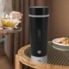 Travel Electric Kettle 300W 350ml Stainless Steel Automatic Insulation Portable