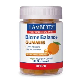 Lamberts Biome Balance Probiotic Supplement with Prebiotics 30 gummies