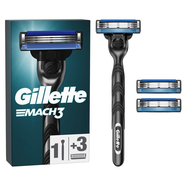 Gillette Mach3 Basic Razor for Men, 1 Gillette Razor, 1