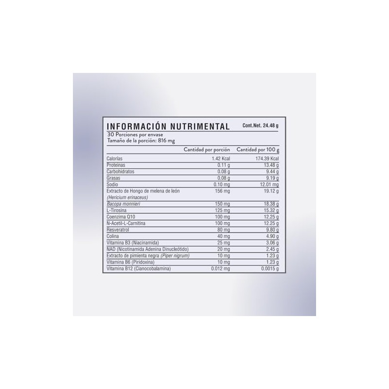 Homodeus Neuro Shield NADH Blend | Suplemento de Protección Neuronal