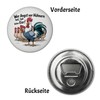 Who is afraid of chickens, has no eggs! Magnet with