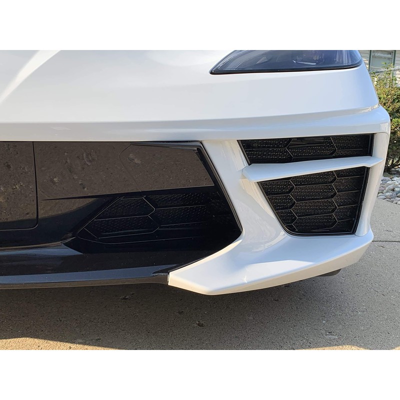 customcargrills 4pc Mesh Set for 2020-2023 Chevy Corvette C8 Radiator