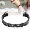 Stainless Steel Bracelet Women Inlay Rhinestones Wristband Wrist Decoration for