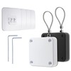 Rierdge Set of 2 Punch-Free Automatic Sensor Door Closer, Multifunctional