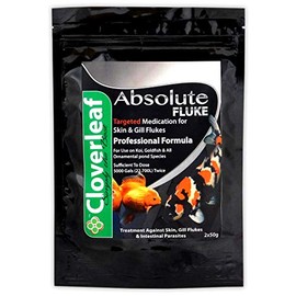 Cloverleaf Absolute Fluke 100g (2 x 50g) Pond Fish Treatment
