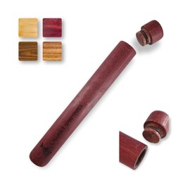Calumet J-Tube - Wooden Joint Case - Hand Polished - Four Types of Wood - Made in Germany (Amaranth)
