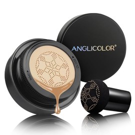 Anglicolor Foundation, Concealer Foundation, Matte Natural Full Coverage Foundation, Waterproof and Long-Lasting, Suitable for All Skin Types (#04 Buff Beige, 15 ml)