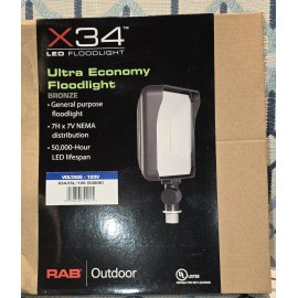 RAB outdoor X34-55l/120 Led Floodlight 5000k