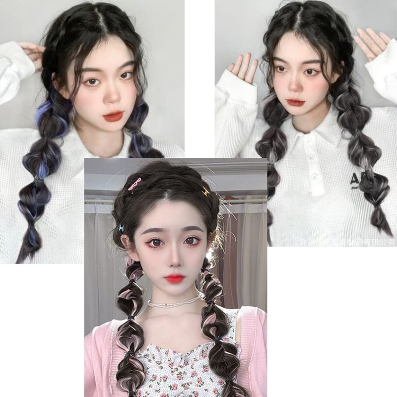 Bubble Lantern Hair Extensions Braid Color Extensions Braid Daughter Dance