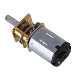 CNBTR 12mm Silver GA12-N20 15RPM Miniature Metal Electric 3V DC Gear Motor Gearwheel with 10mm Output Shaft Set of 5