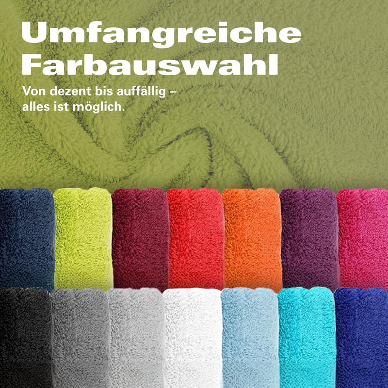 Pack of 10 Wash Mitts, 15 x 21 cm, 100%