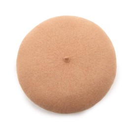 KONO Women's Beret Hat French Style Beanie Cap Winter Warm Wool Beret Ladies, khaki