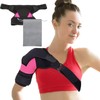 RtottiM Adjustable Shoulder Brace Made of Breathable Shoulder Compression Adjustable