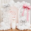 Bow Balloons (Pearl White)